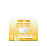 super shine dishwasher tablets - Coastal Citron, 24 ct.