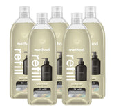 vetiver + amber gel hand wash refill 5-count bundle, 170 fl oz
