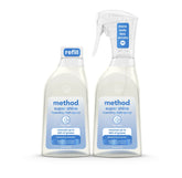 super shine foaming dish spray starter set - free + clear, 32 fl oz