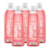 pink grapefruit foaming hand wash refill 5-count bundle, 140 fl oz