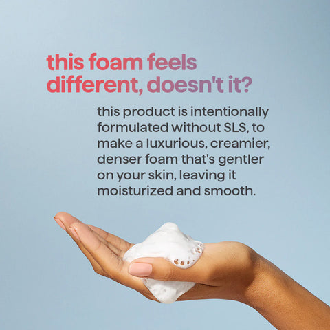 dream foam | foaming body wash - jasmine + sandalwood, 13.5 fl oz