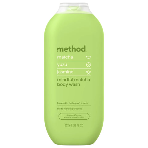 body wash - mindful matcha, 18 fl oz