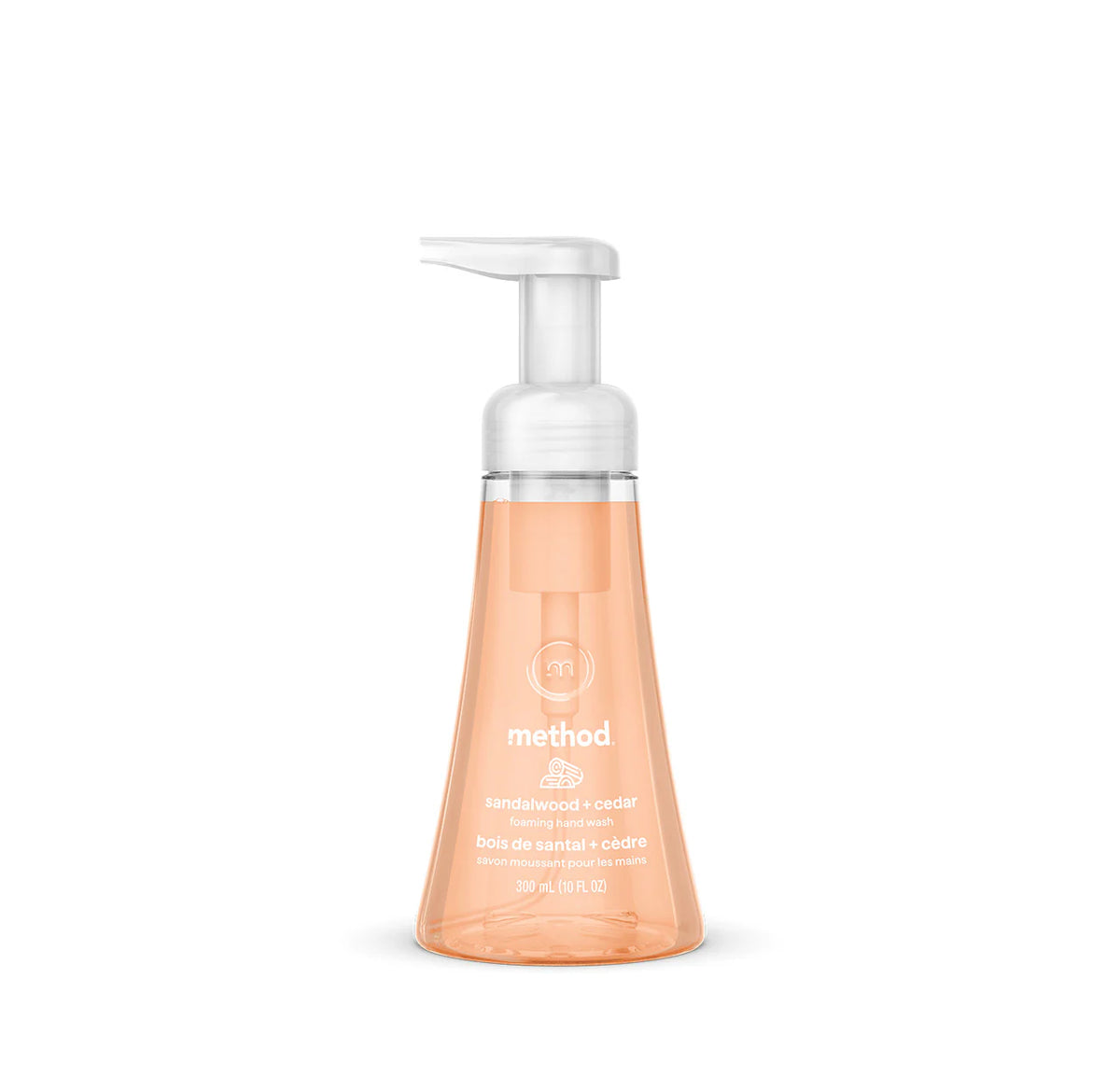 foaming hand wash - sandalwood + cedar, 10 fl oz