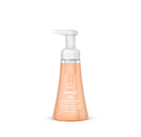 foaming hand wash - sandalwood + cedar, 10 fl oz