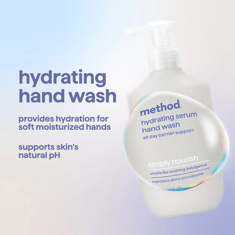hydrating serum hand wash - simply nourish, 10 oz