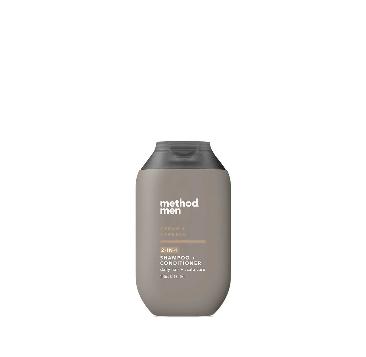 men 2-in-1 shampoo + conditioner - cedar + cypress, 3.4 fl oz