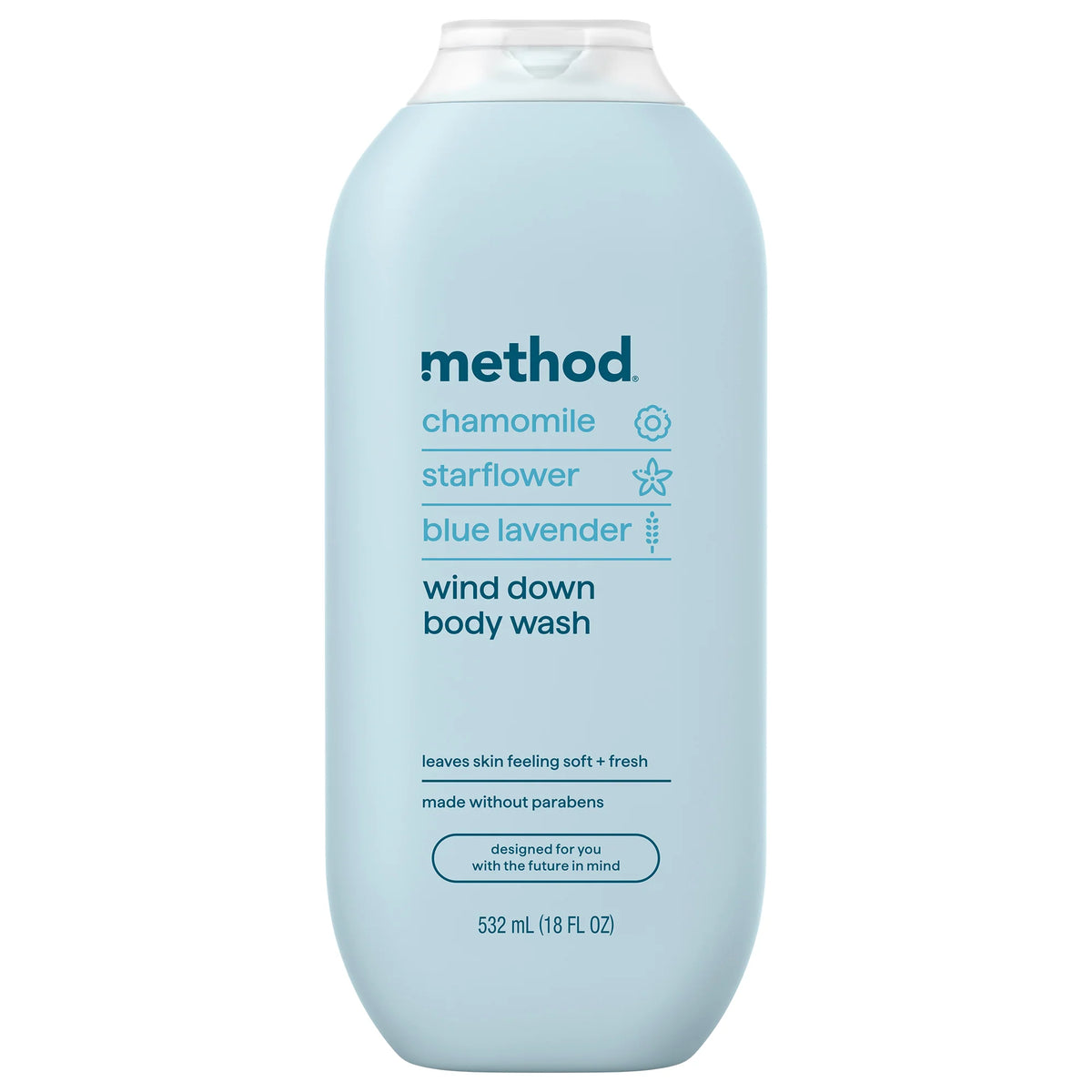 body wash - wind down, 18 fl oz