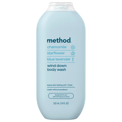 body wash - wind down, 18 fl oz