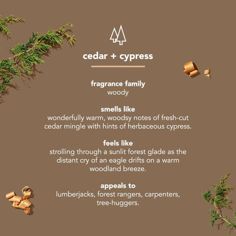 aluminum free deodorant - cedar + cypress, 2.65 oz