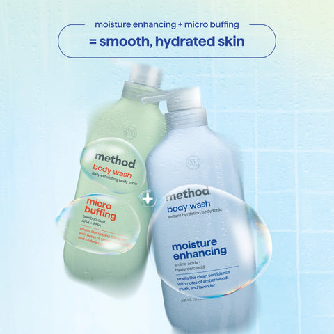 body wash tonic - moisture enhancing, amino acids + hyaluronic acid, 17 fl oz