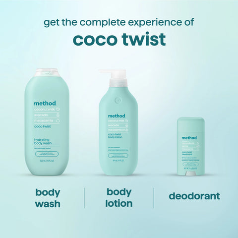 hydrating body wash - coco twist, 18 fl oz