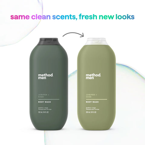 men body wash - juniper + sage, 18 fl oz