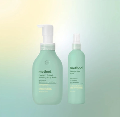pistachio + vanilla body wash + mist duo