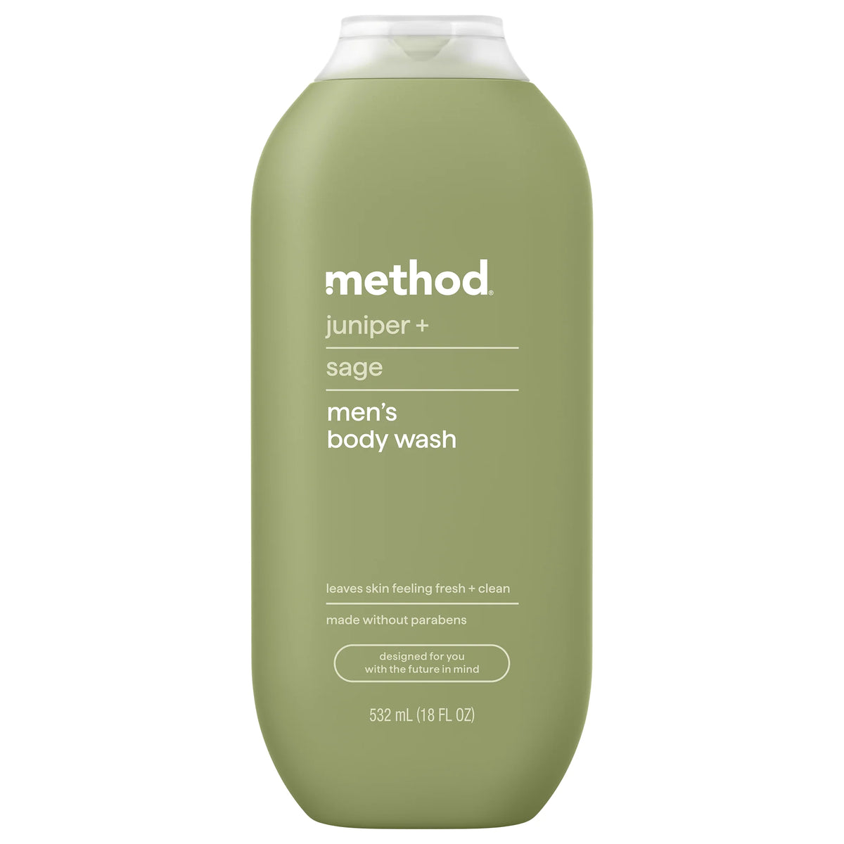men body wash - juniper + sage, 18 fl oz