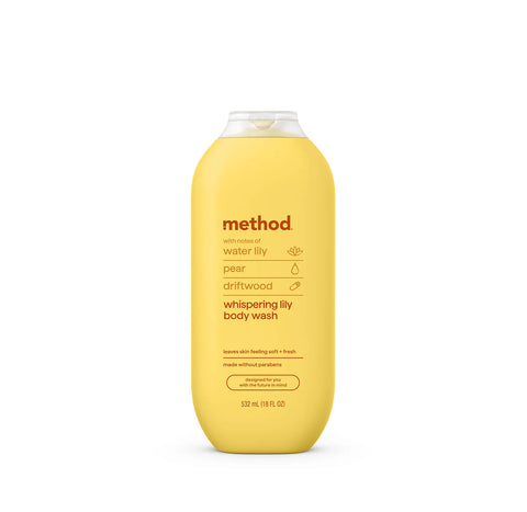 body wash - whispering lily, 18 fl oz