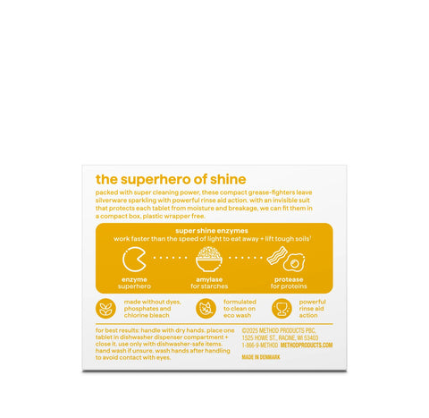 super shine dishwasher tablets - Coastal Citron, 24 ct.