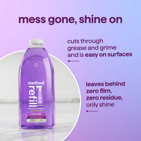 all-purpose cleaner refill - french lavender, 68 fl oz