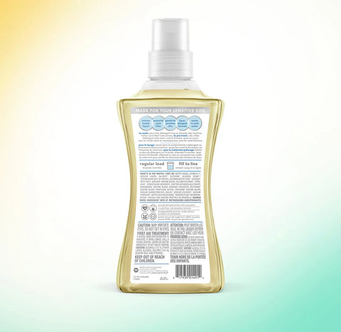 laundry detergent - free + clear, 53.5 fl oz
