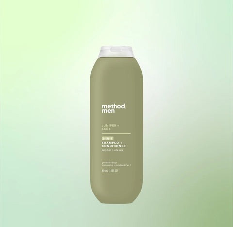 men 2-in-1 shampoo + conditioner - juniper + sage, 14 fl oz