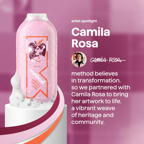 body wash - with notes of vanilla chai, cashmere, and santal, 18 oz.