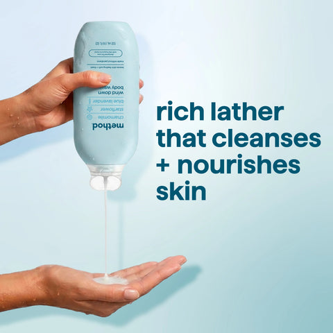 body wash - wind down, 18 fl oz