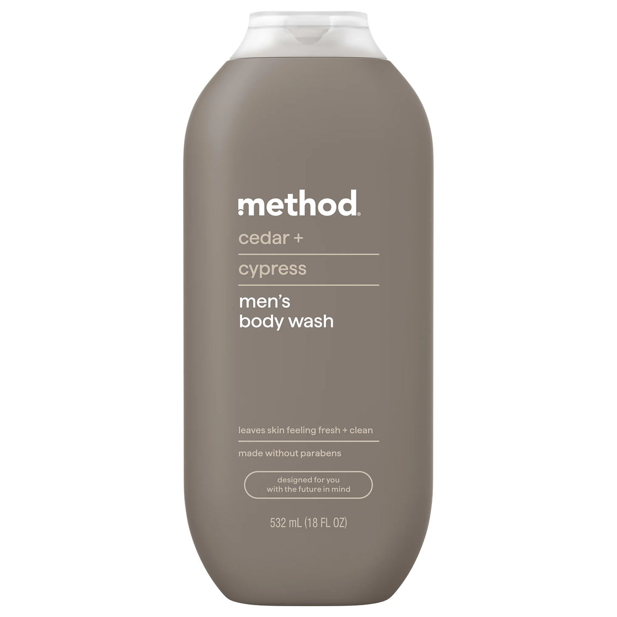 men body wash - cedar + cypress, 18 fl oz