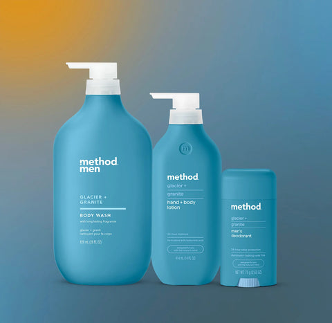 men bundle - glacier + granite, 44.65 oz.