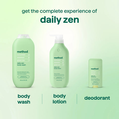 body wash - daily zen, 18 fl oz