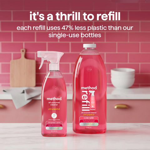 all-purpose cleaner refill - pink grapefruit, 68 fl oz