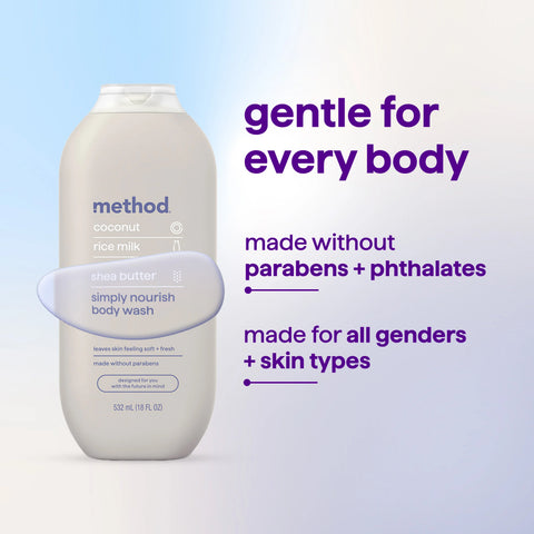 body wash - simply nourish, 18 fl oz