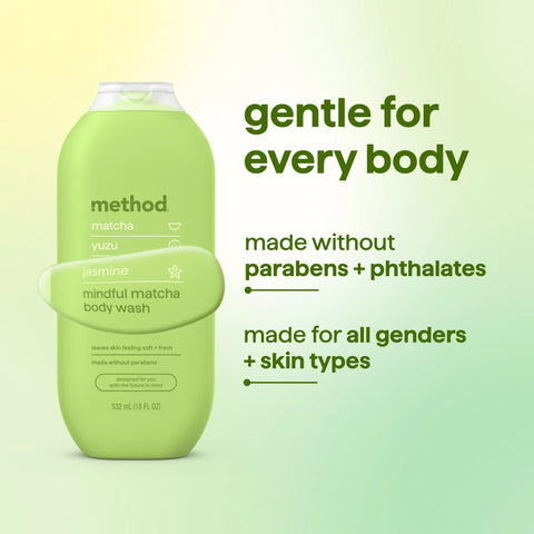 body wash - mindful matcha, 18 fl oz