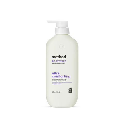 body wash tonic - ultra comforting, antioxidants, vitamins + hydrolyzed oat protein, 17 fl oz
