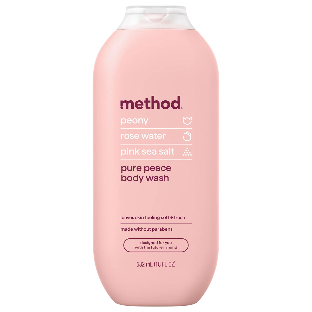 body wash - pure peace, 18 fl oz