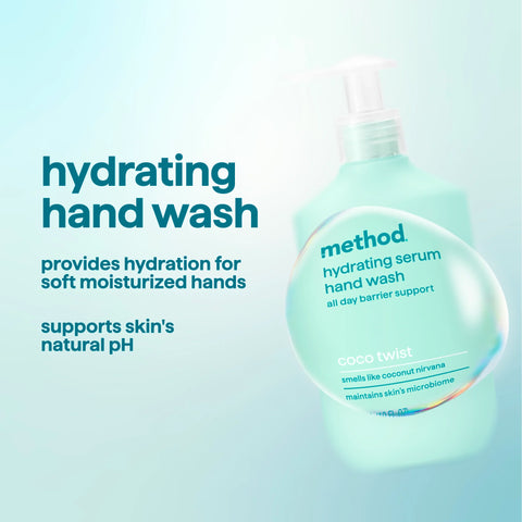 hydrating hand serum hand wash - coco twist, 10 oz
