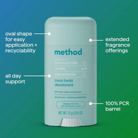deodorant - coco twist, 2.65 oz