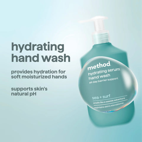 hydrating serum hand wash - sea + surf, 10 oz