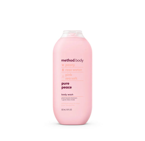 pure peace body wash 6-count bundle, 108 fl oz