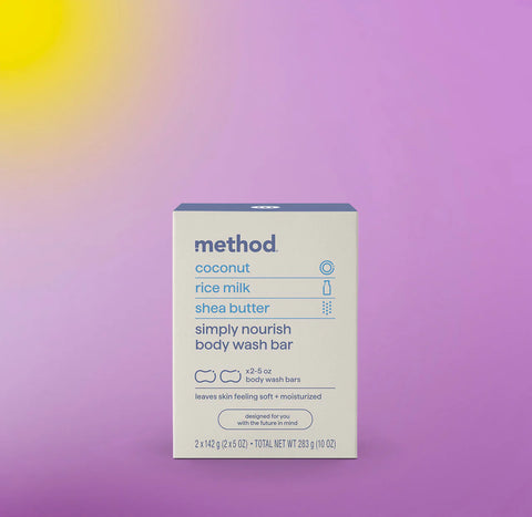 method bar soap variety duo, 4 bars