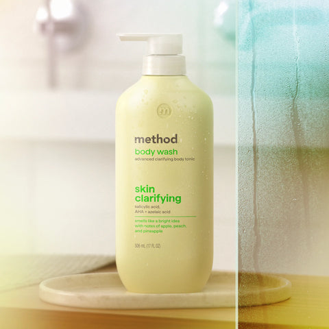 body wash tonic - skin clarifying, salicylic acid, AHA + azelaic acid, 17 fl oz