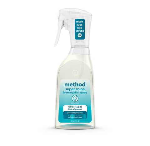 super shine foaming dish spray - dewy daze, 16 fl oz