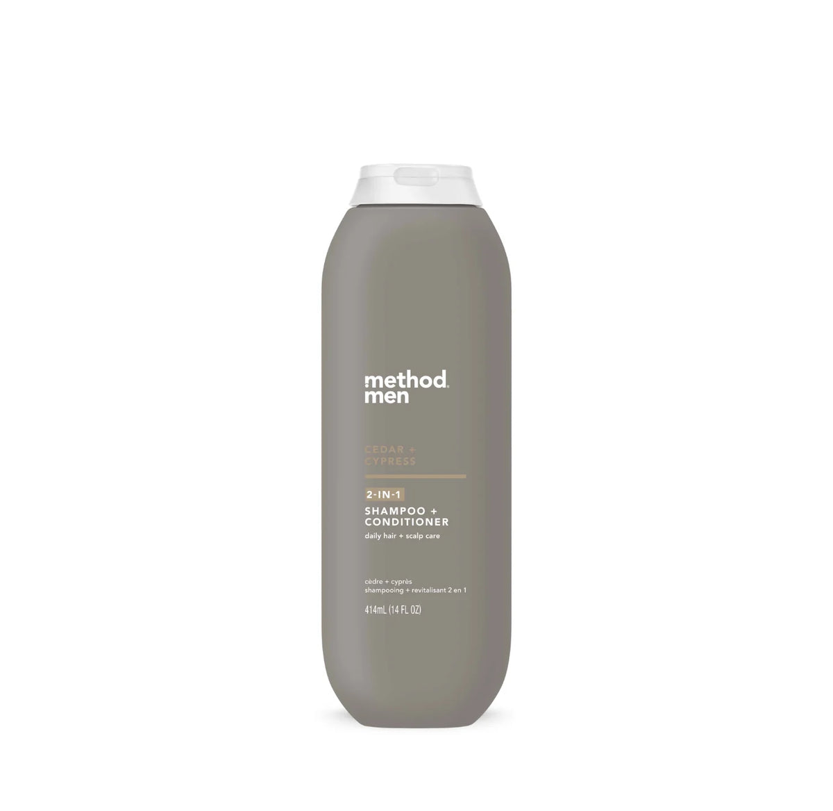 men 2-in-1 shampoo + conditioner - cedar + cypress, 14 fl oz