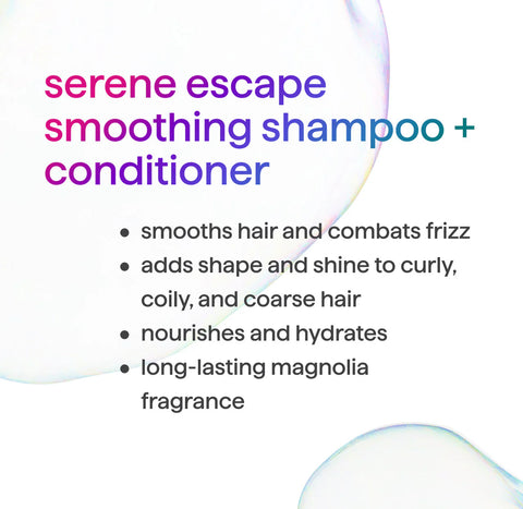 smoothing shampoo + conditioner bundle, 27.5 oz