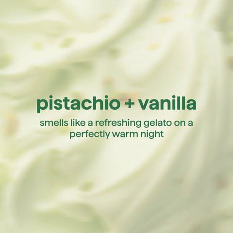 dream foam | foaming body wash - pistachio + vanilla, 13.5 fl oz