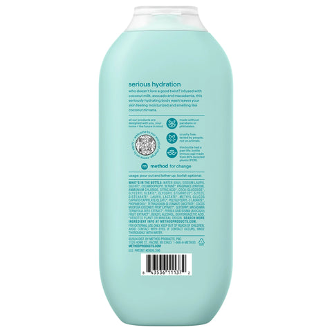 hydrating body wash - coco twist, 18 fl oz