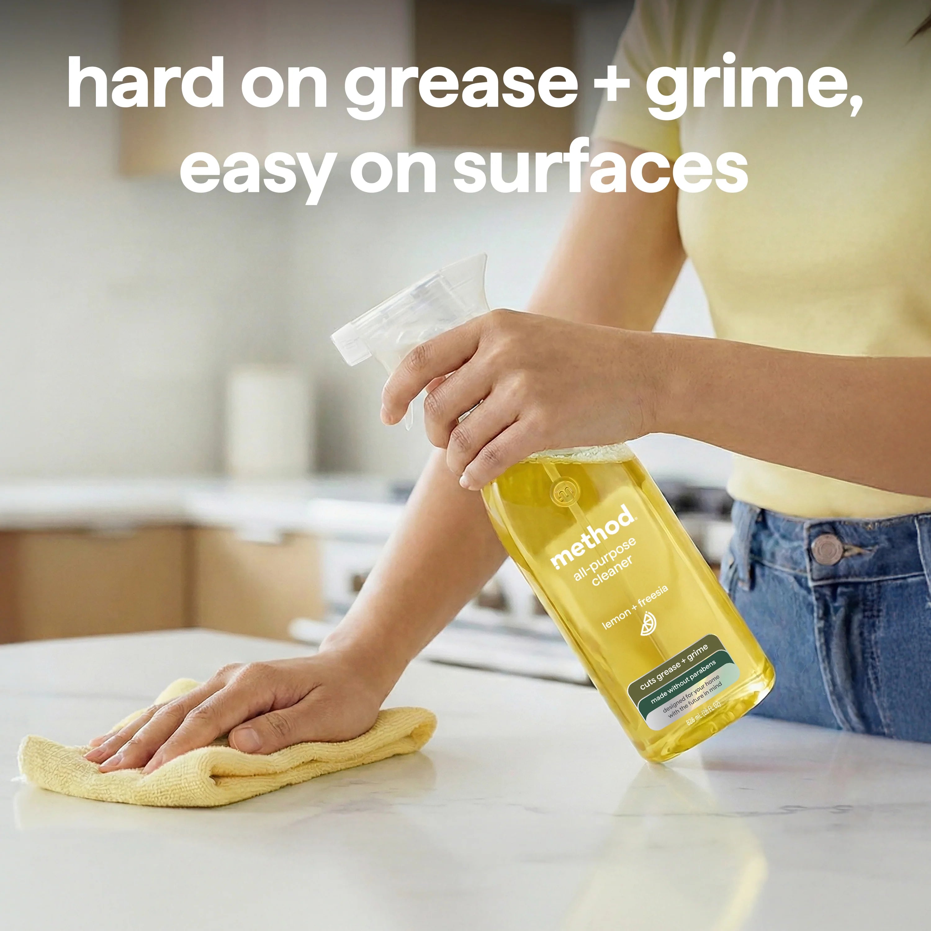 all-purpose cleaner - Lemon + Freesia, 28 fl oz