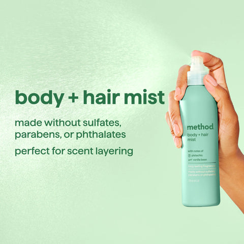 body + hair mist - pistachio + vanilla, 8 fl oz