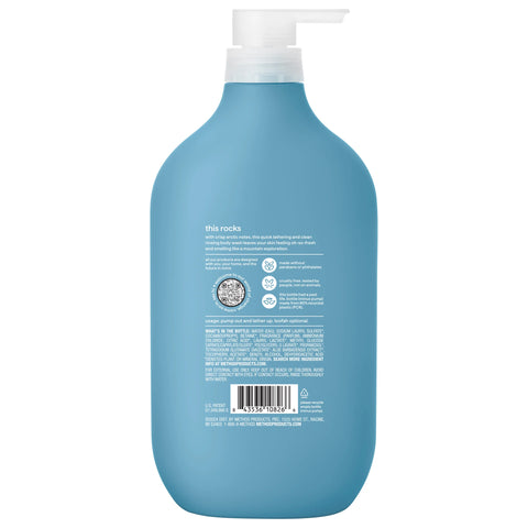 body wash - glacier + granite, 28 fl oz