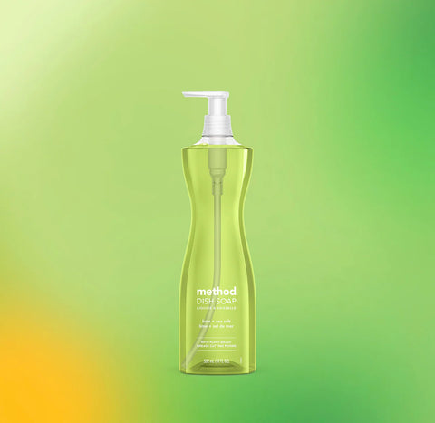dish soap - lime + sea salt, 18 fl oz