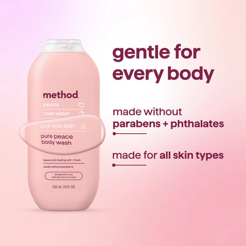 body wash - pure peace, 18 fl oz