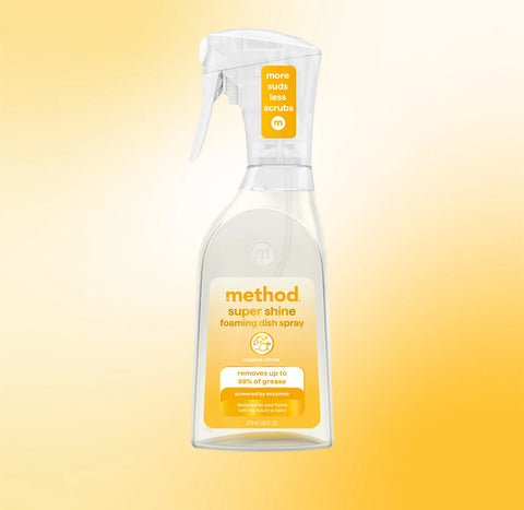 super shine foaming dish spray - coastal citron, 16 fl oz